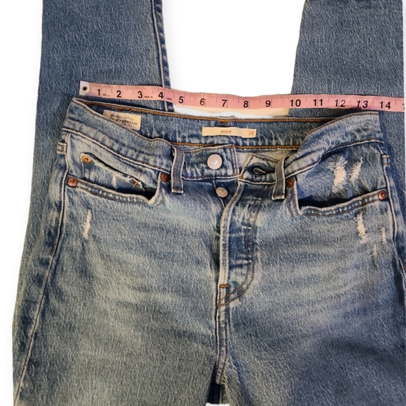 Levi's Premium Wedgie Icon Fit Ankle Jeans size 27 - Picture 7 of 10